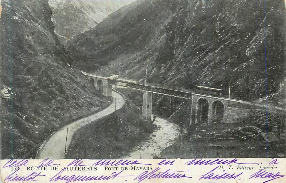 Rodovia de Cauterets - Ponte de Mayaba — D. T. Editora, Lourdes - Frente