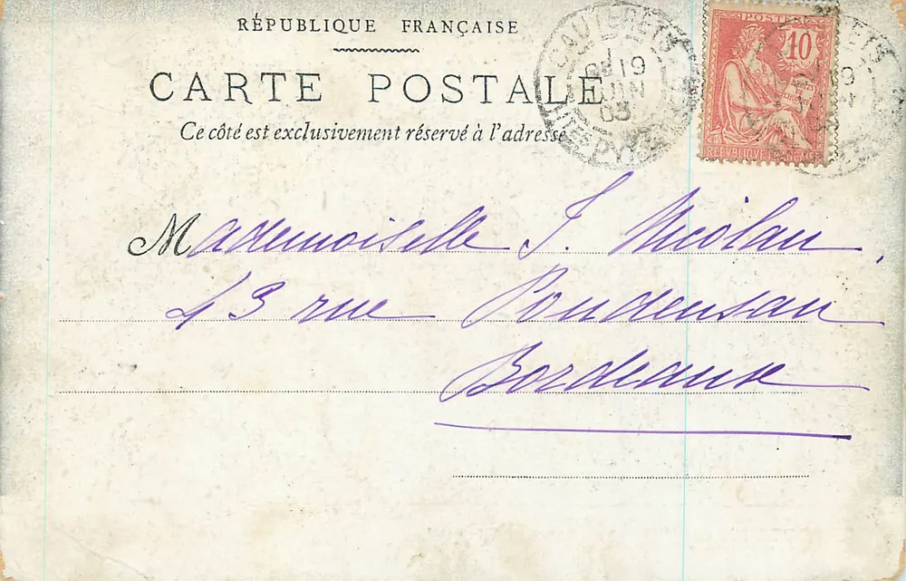 Rodovia de Cauterets - Ponte de Mayaba — D. T. Editora, Lourdes - Verso