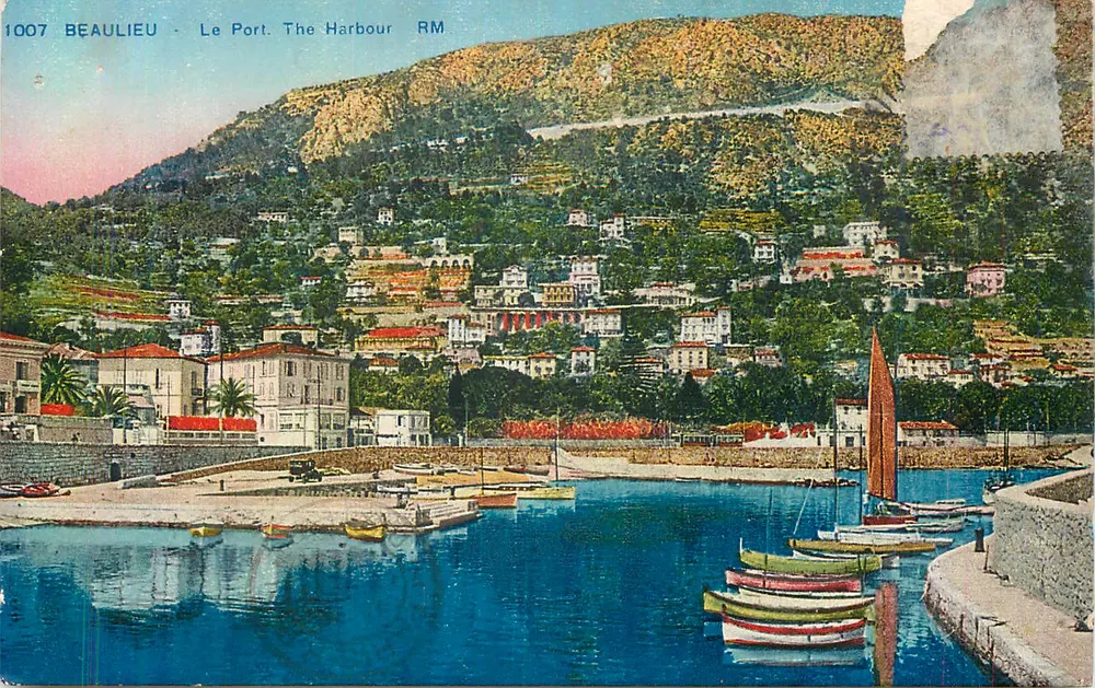 Beaulieu - O Porto. The Harbour RM — série 1007, editor R. Munier & Cie, Nice - Frente