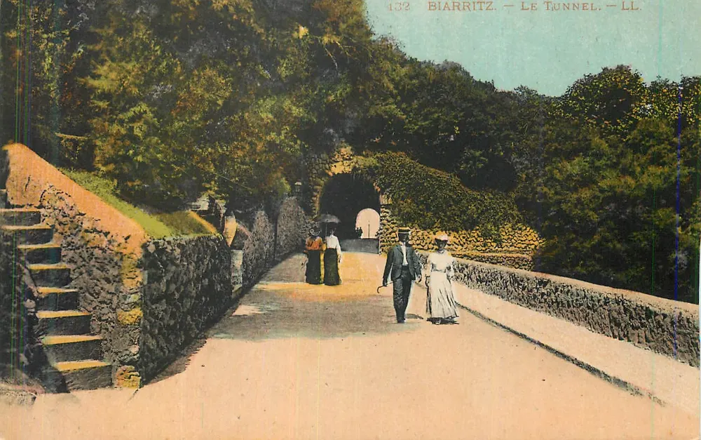 Biarritz — O Tunel — LL. — N° 132 - Frente