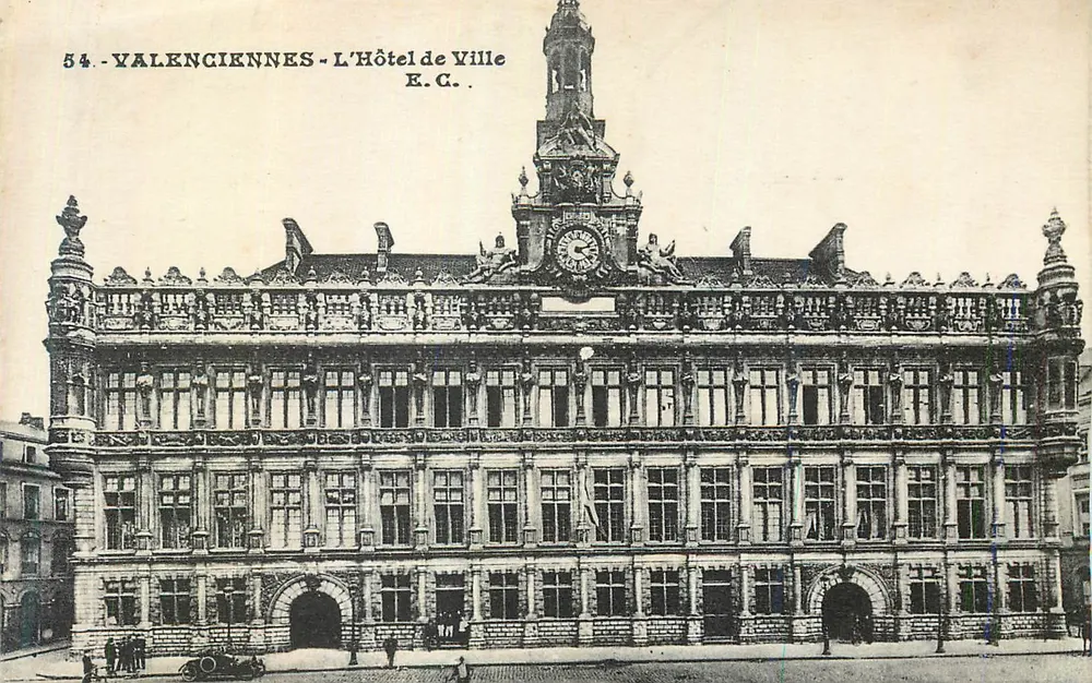 Valenciennes - L'Hôtel de Ville - E.C. - n°54 - Recto