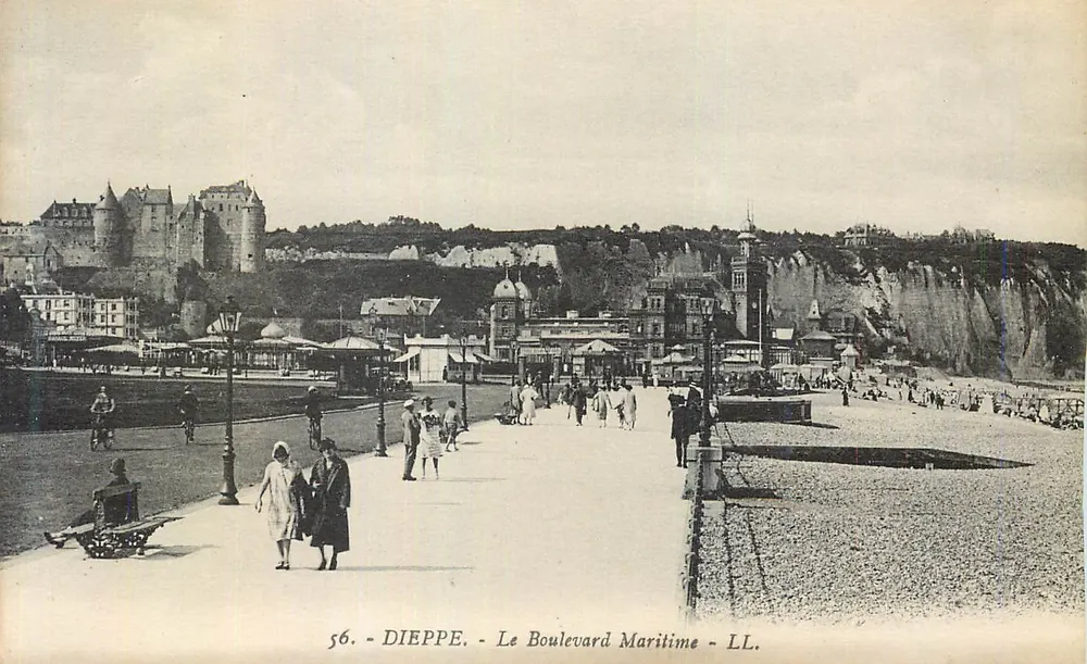 Dieppe - O Boulevard Marítimo - LL. - 56. - Frente