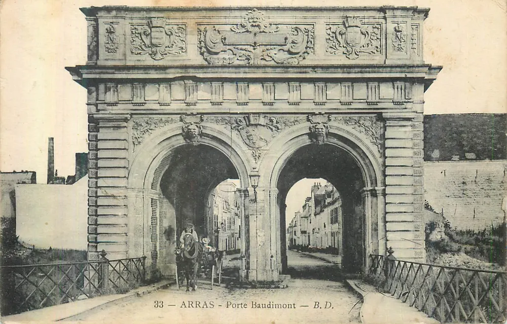 Arras — Porta Baudimont — B.D. - Frente
