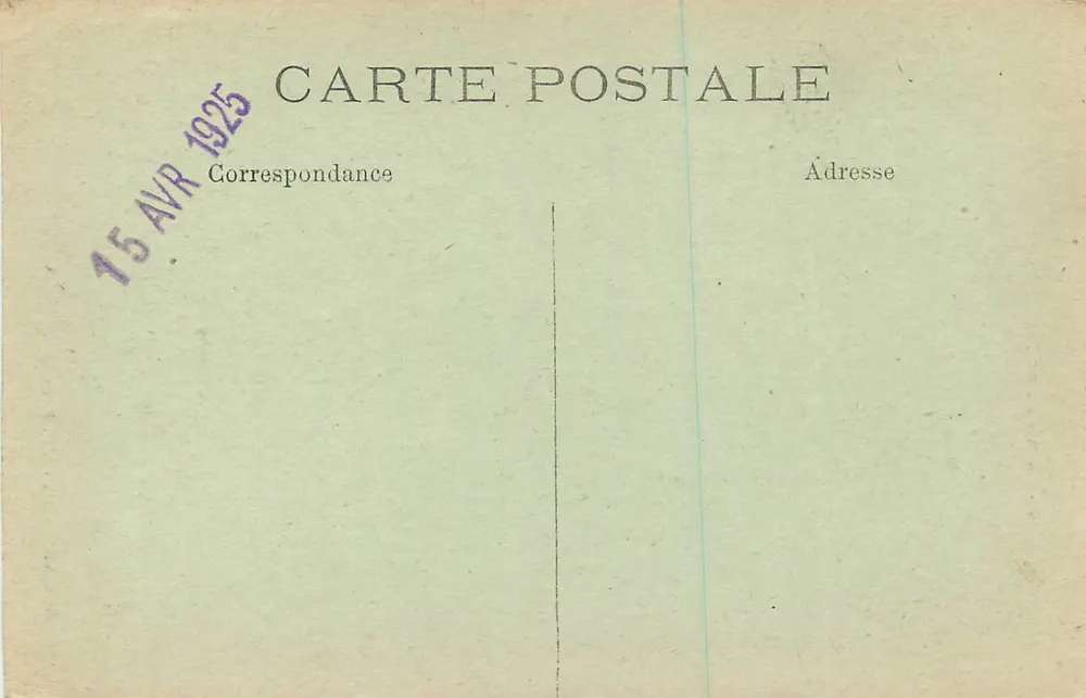 Caudebec-en-Caux — Het fenomeen van de mascaret — Ed. L. Soudais - L'H. Paris - Achterkant