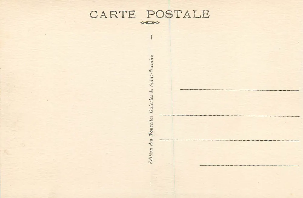 Saint-Nazaire (L.-I.) — Der Boulevard de l'Océan und die Strandpromenade - Rückseite
