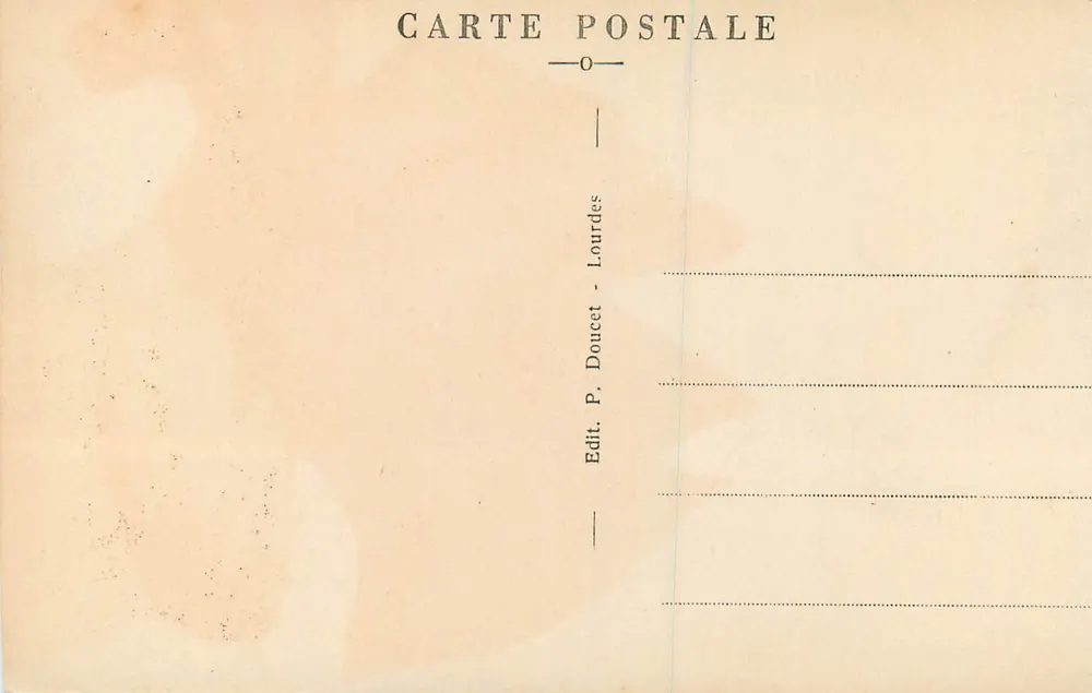 Lourdes - Vista geral da Basílica — P. D. n°31 - Verso
