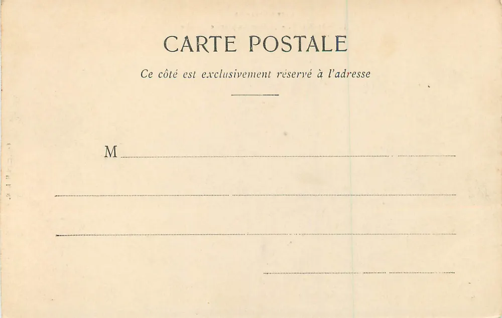 St-Malo - Der Môle an einem Sturmtag — Côte d'Émeraude, Nr. 53 - Rückseite