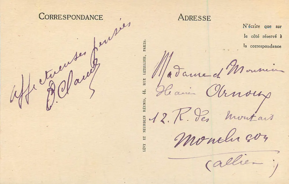 Angers - O Monumento de Marguerite d'Anjou - LL - Verso