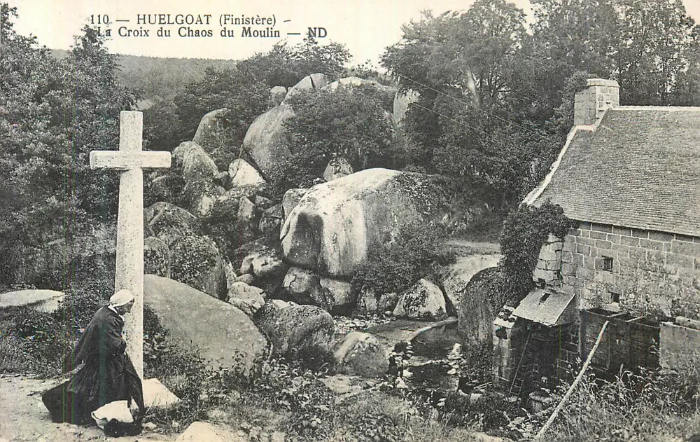 Huelgoat (Finistère) — Die Kreuz am Chaos des Mühlen — ND - Vorderseite