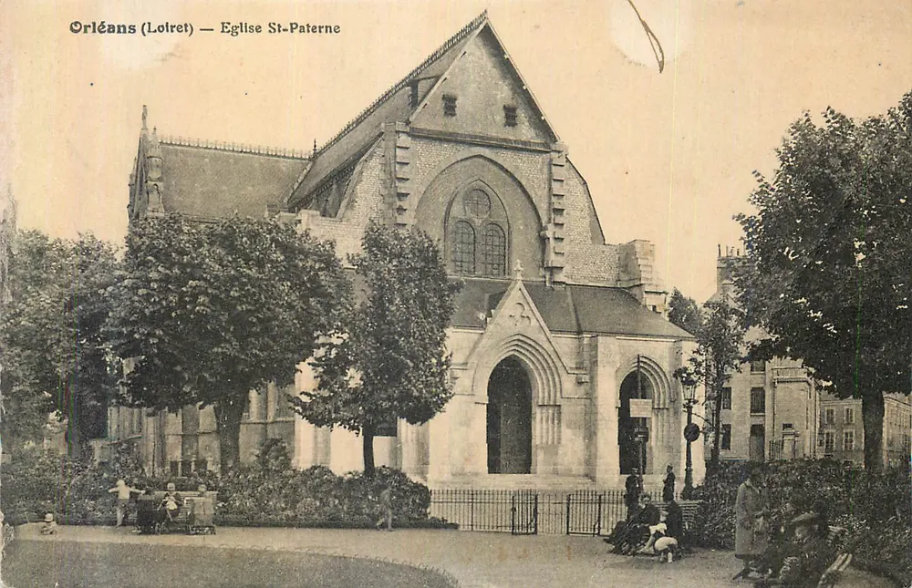 Orléans (Loiret) — Église Saint-Paterne — éditeur L. Lenormand, Orléans - Recto