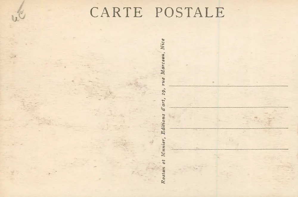 Nice — Hôtel Negresco et Promenade des Anglais — Éditeur Rostan et Manier - Reverso