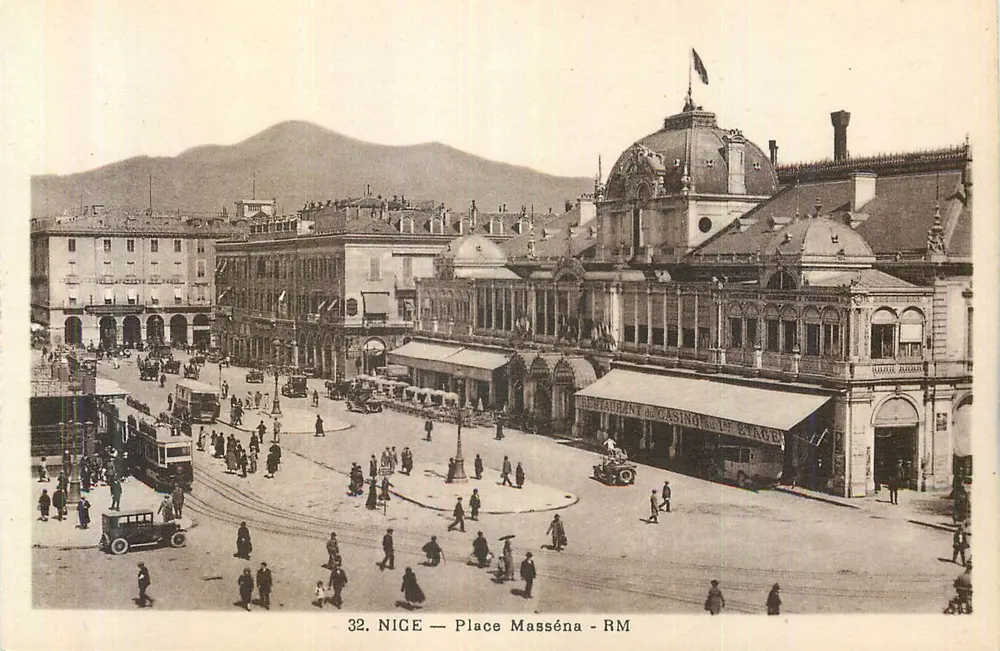Nice — Place Masséna — Restaurant du Casino 1er étage — RM - Frente