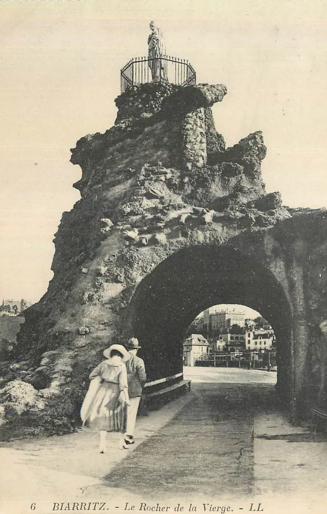 Biarritz - O Rocher da Virgem - LL - Frente