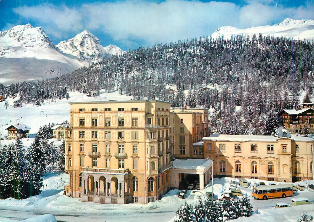 St. Moritz-Bad 1800 m.s.m. — Hotel Reine Victoria — PHOTO MAX, Wagner-de-Barros - Vorderseite