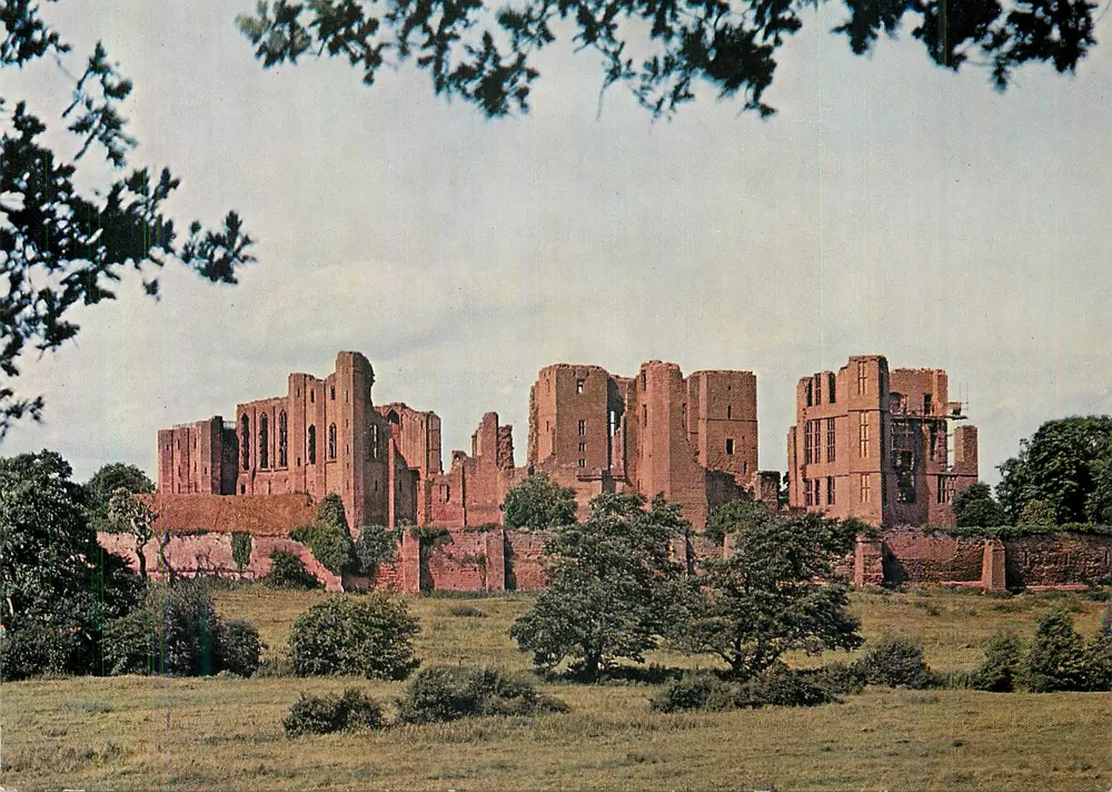 Castillo de Kenilworth — Vista desde el sur — Department of the Environment, 1971 - Anverso