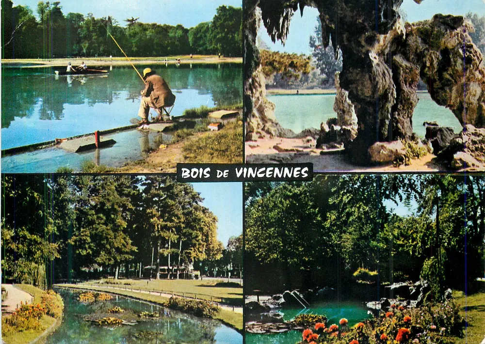 Bois de Vincennes — vue panoramique — Combier (S.-et-L.) - Recto