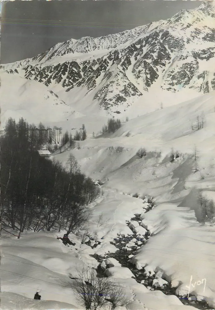 Tal von Argentières (Haute-Savoie) — Der Arve Richtung Balme-Pass — Éditions d'Art YVON, Paris - Vorderseite