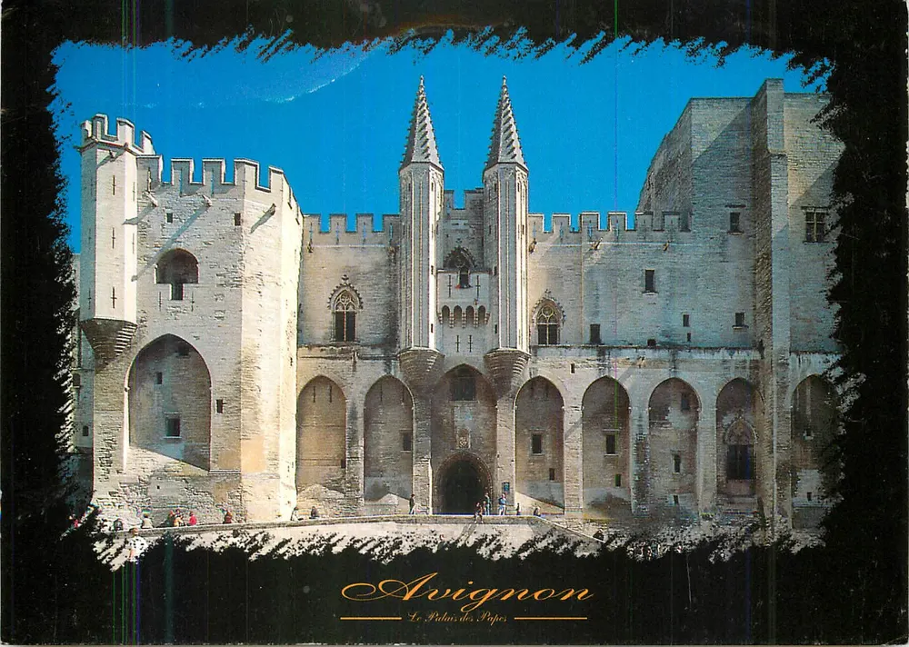 Avignon — O Palácio dos Papas — Foto VEC. Ph. Caudron - Frente