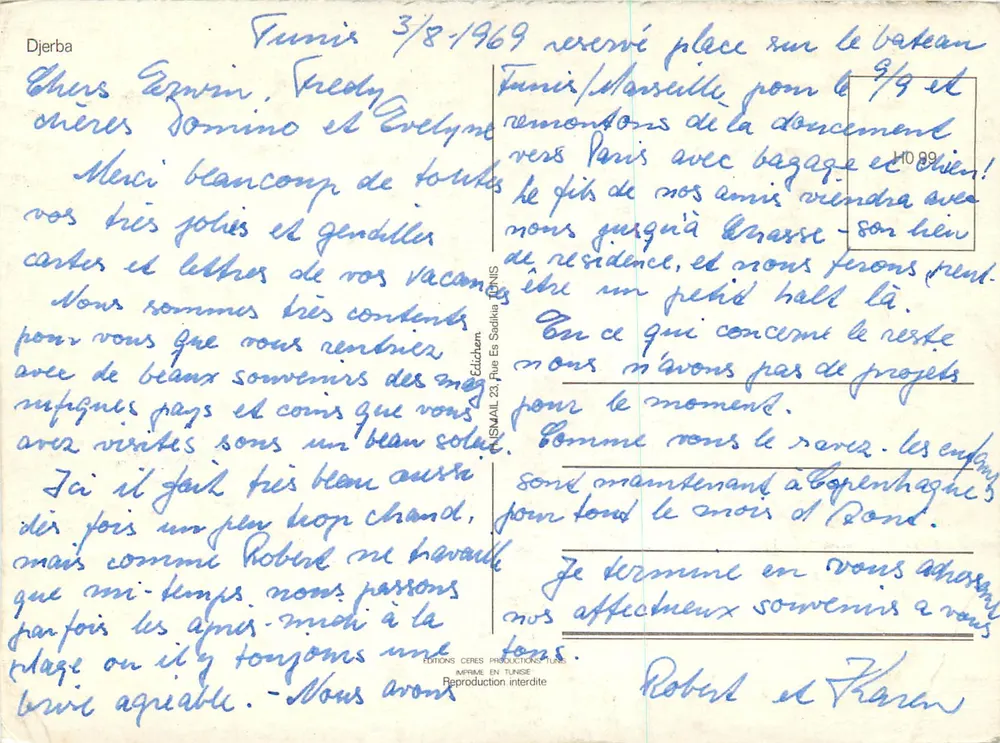 Mesquita de Djerba — editor Edithum, n°223 - Verso