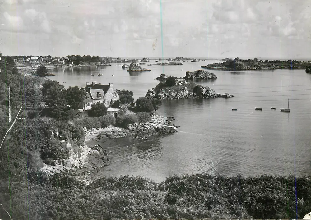 Vista da baia de Bréhat — editor Les Tirages Modernes, n°50 - Frente