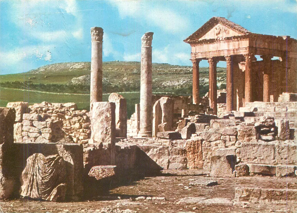 Douggâ — Ruínas romanas — Kahia, n° 1575 - Frente