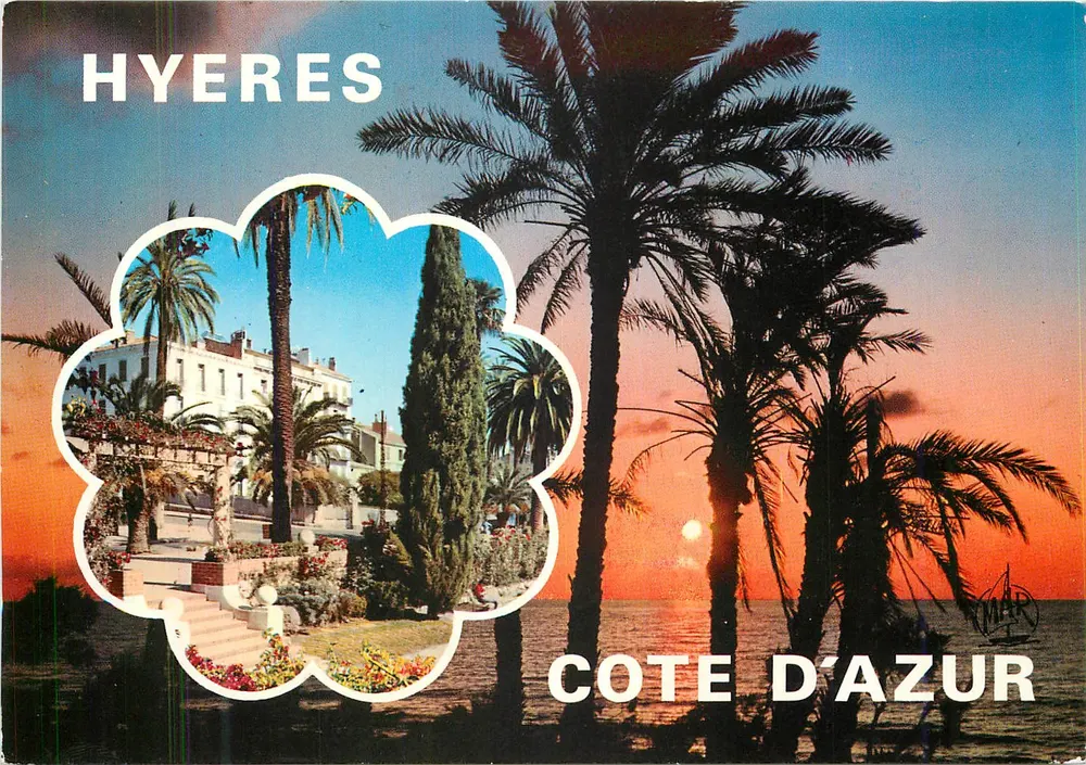 Hyères - Côte d'Azur — Editor MAR, n° 10476 - Frente