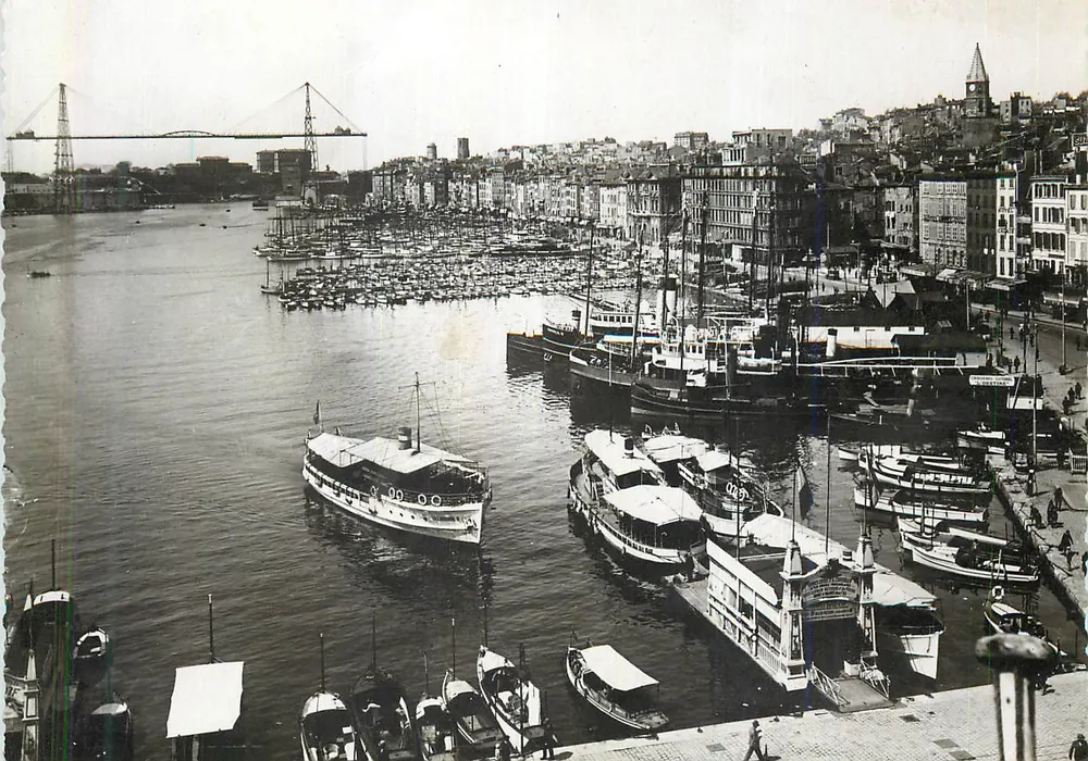 Alter Hafen und Transbordeur-Brücke — Marseille — Verlag CP PELIQUE - Vorderseite