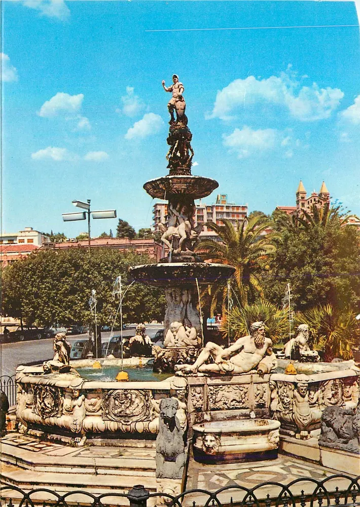 Fonte do Montorsoli — Messina — Ed. Sicilia Folklore - Frente