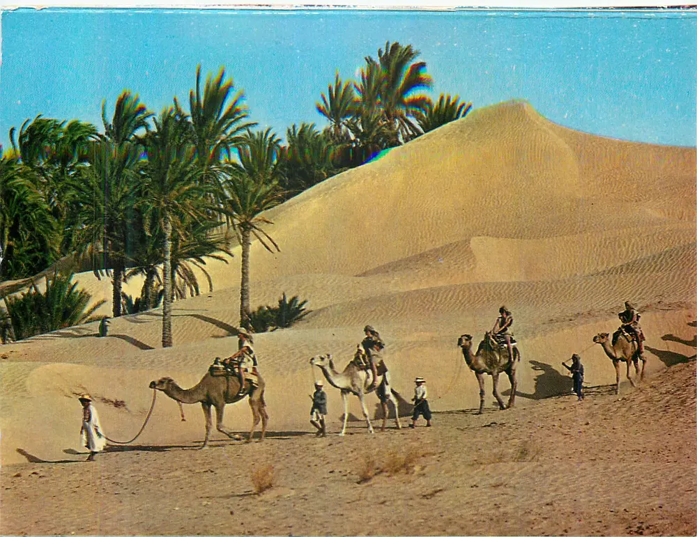 Caravana do Saara — Tunísia — edição KAHIA - Frente