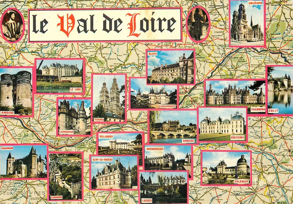 O Vale do Loire — As maravilhas do Vale do Loire — Éditions LECONTE - Frente