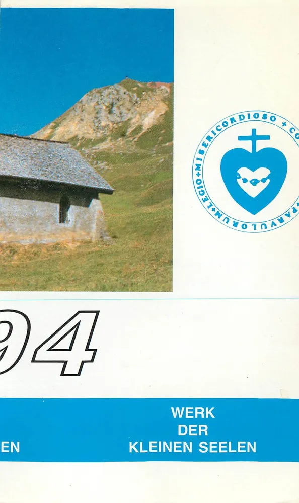 ईसा मसीह — धार्मिक चित्र — WERK DER KLEINEN SEELEN 1994 - पीछे