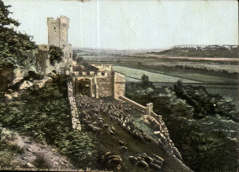 Arles - Panorama pris des hauteurs de Montmajour — éditeur anonyme, n° de série non visible - Recto