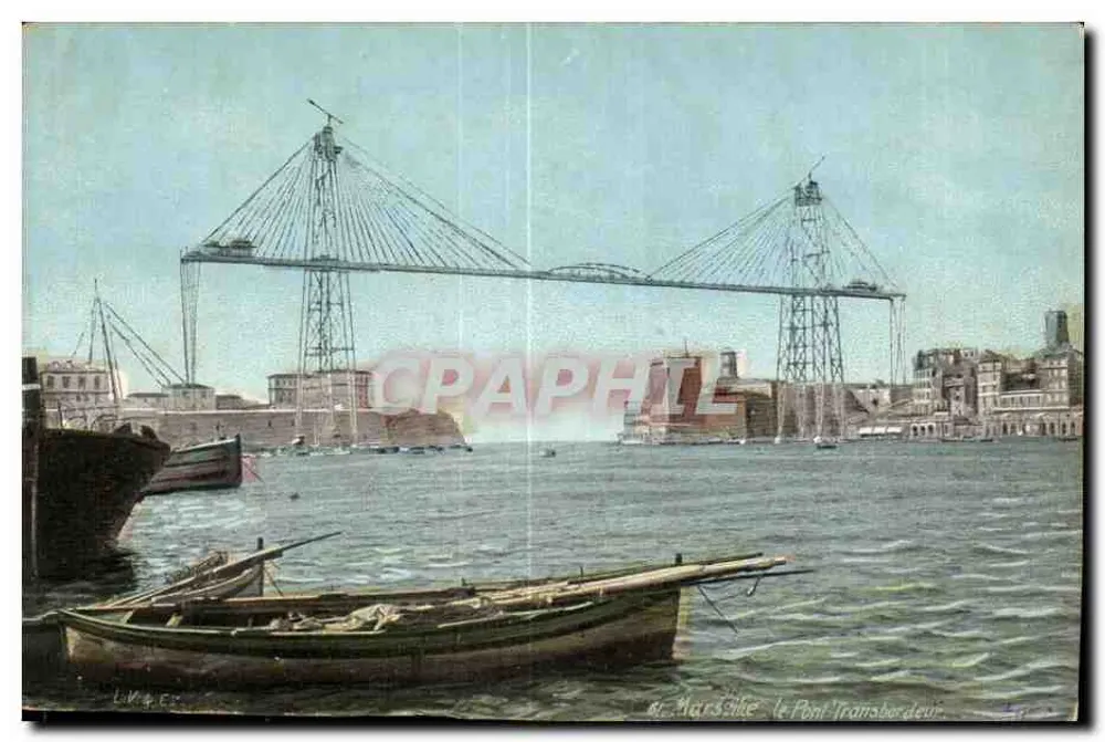 Marinville, o Ponte Transbordeur — vista panorâmica — L.V. & Cie - Frente