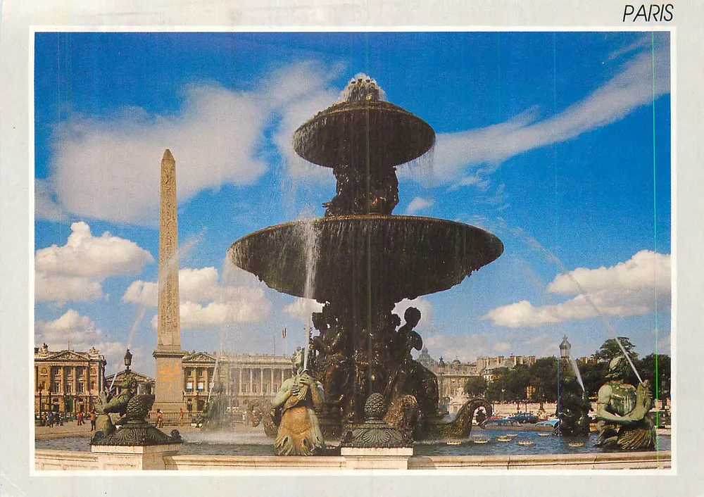 Fontaine do Luxembourg — Paris — Edições e Impressões Combier / Mâcon N°8 - Frente