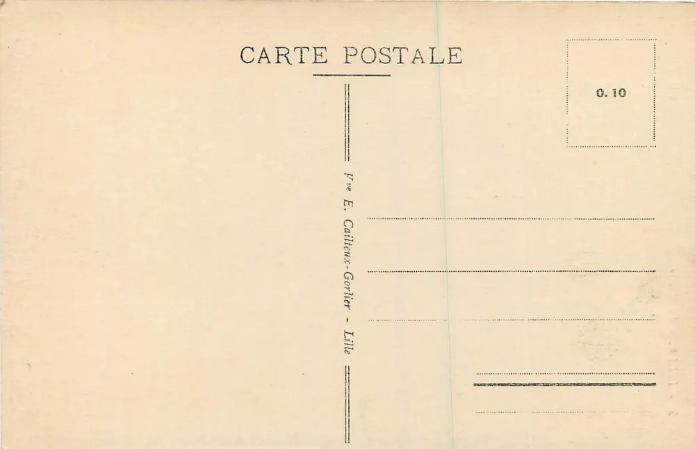 Lille - A Bolsa — Editor E. C. - Verso