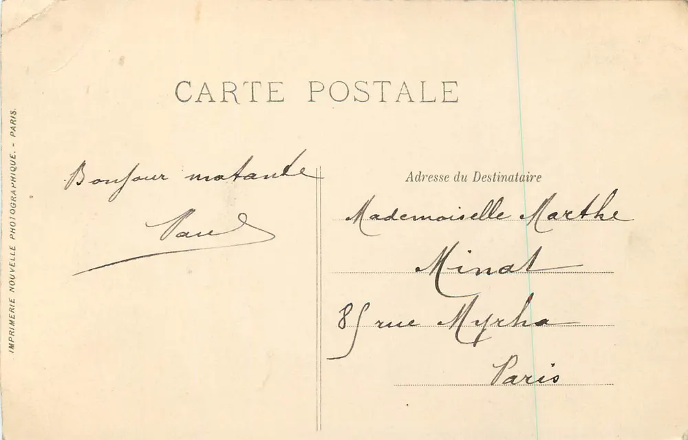 Étretat — La Manneporte — LL — 65 - Verso