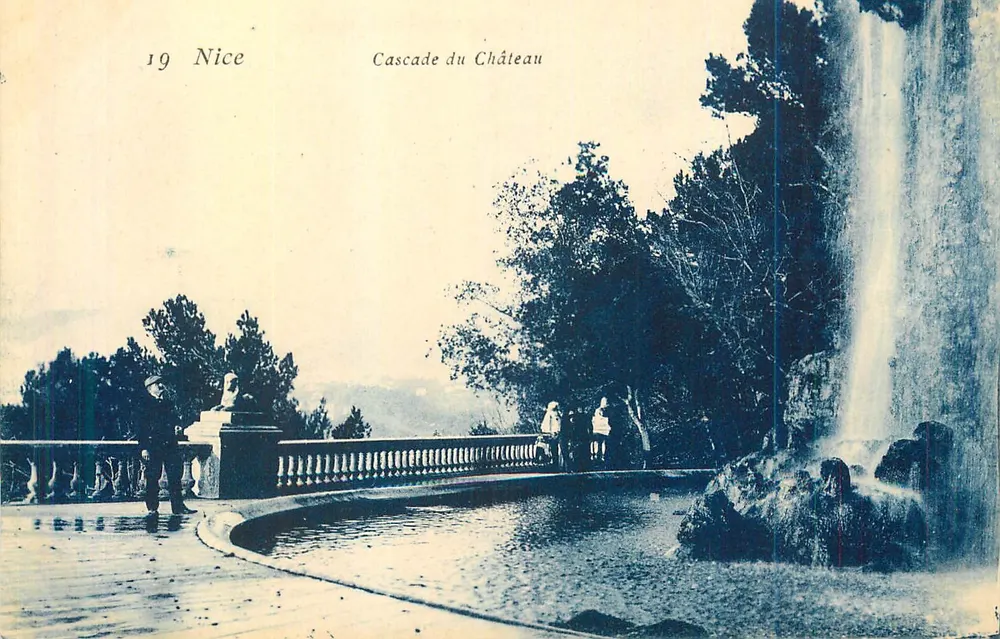 Nice — Cascata do Castelo — editor desconhecido, n° 19 - Frente