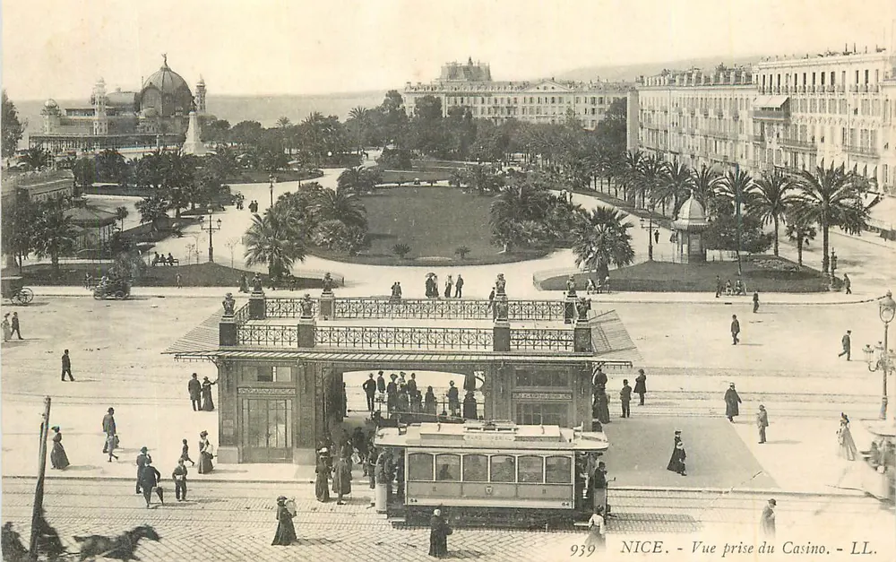 Nice - Vista tirada do Casino - LL. n° 939 - Frente