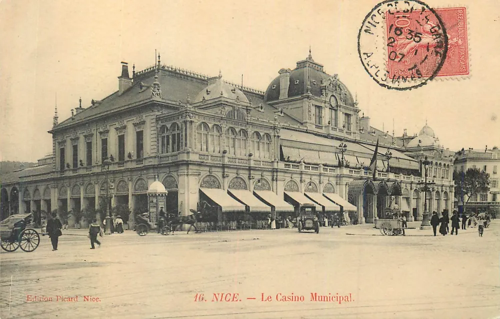 NICE. — O Casino Municipal — Edição Picard Nice. n°16 - Frente