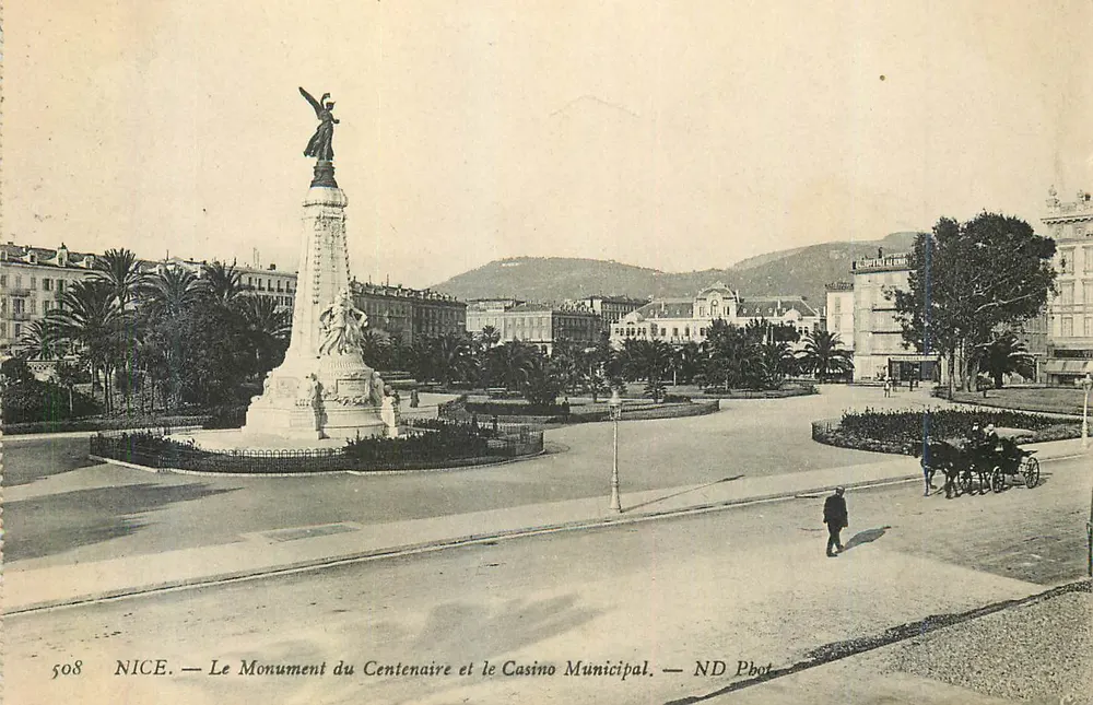 Nice — Das Centenar-Monument und das Municipale Casino — ND Pbot - Vorderseite