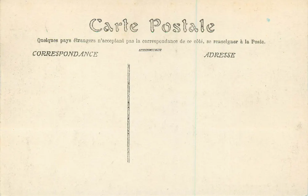 Nice — Vue générale de la Jetée-Promenade à l'embouchure du Paillon — L. Nodet, Arcades du Casino, Nice. - Verso