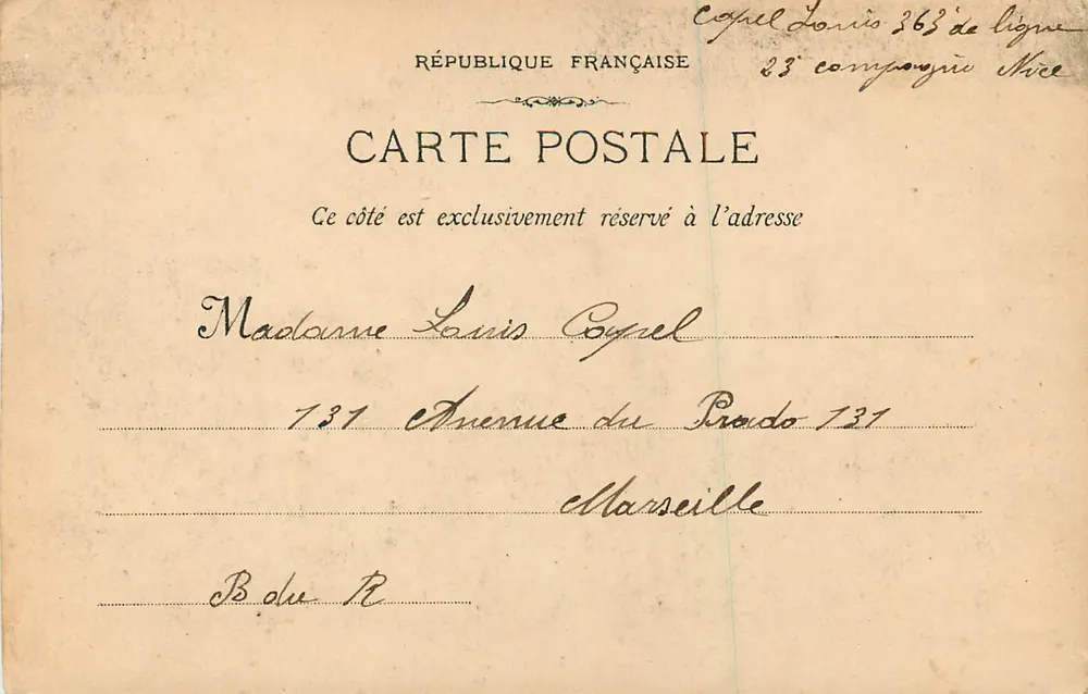 Nizza - 1904 - La Cascata dei Nuovi Giardini — Fototipia E. Lacour - Verso