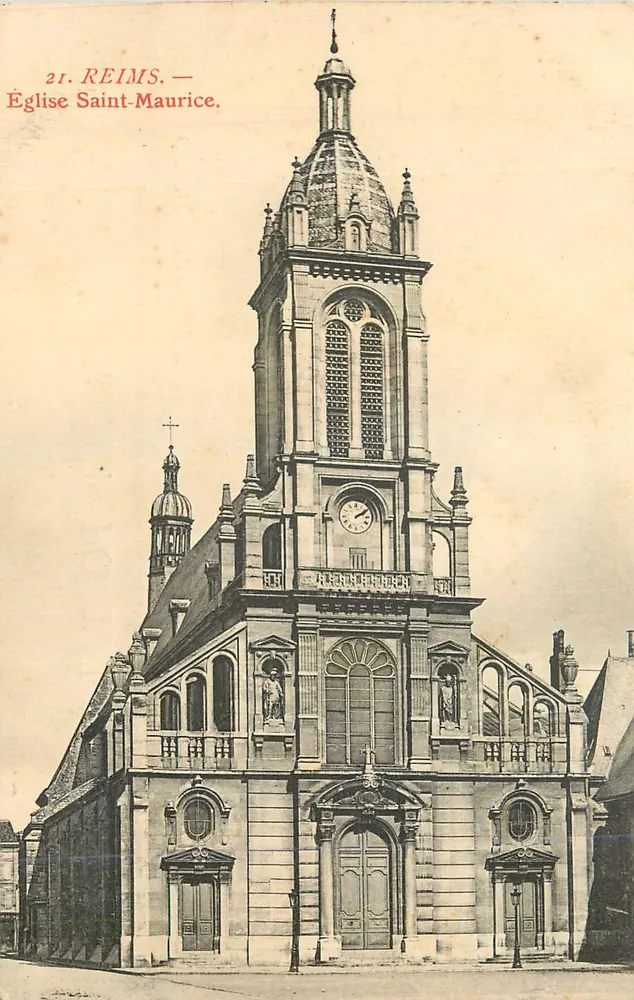 Reims — Igreja de Saint-Maurice — Editor desconhecido, n° 21 - Frente