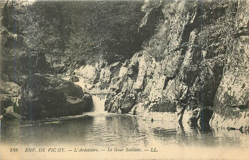 Env. de Vichy — L'Ardoisière — Le Gour Saillant — LL - Vorderseite