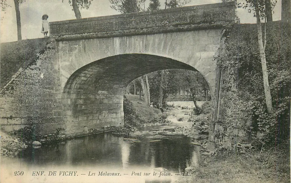 Les Malavaux — Pont sur le Jolan — LL - Recto