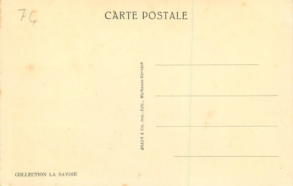 Annecy — Couvent et église de la Visitation - Verso