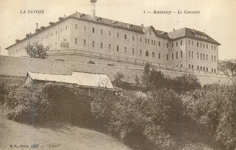 Annecy - O Convento — A Saboia — B. F., Paris — n°1 - Frente