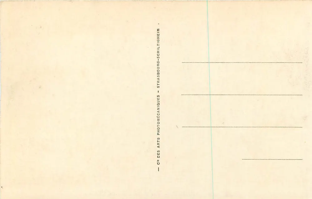 Annecy — Vista geral do Castelo — Bilhete postal antigo n°84 - Verso
