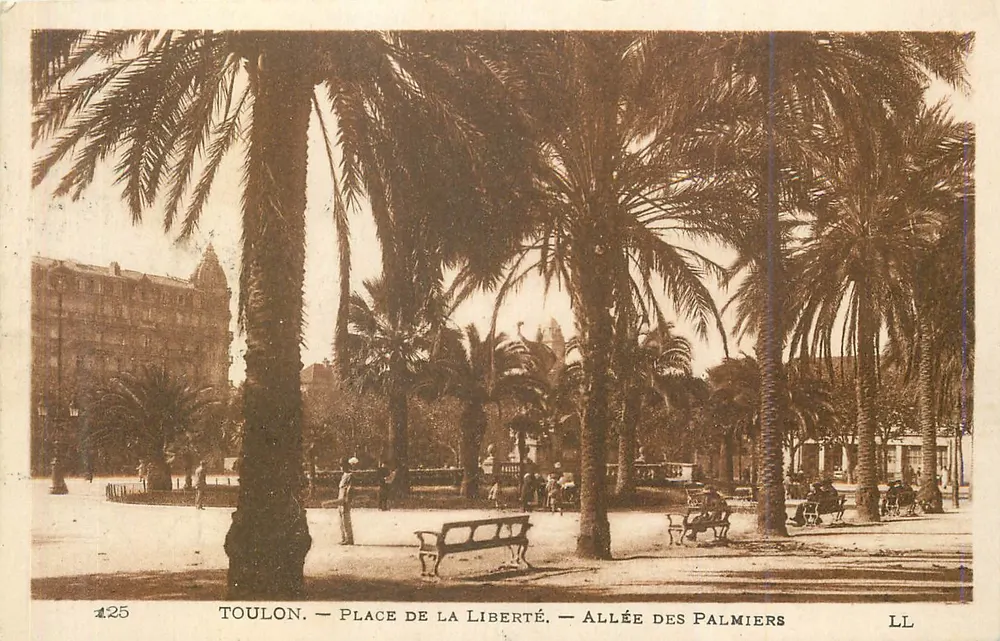 Toulon — Place de la Liberté — Allée des Palmiers — LL - Vorderseite
