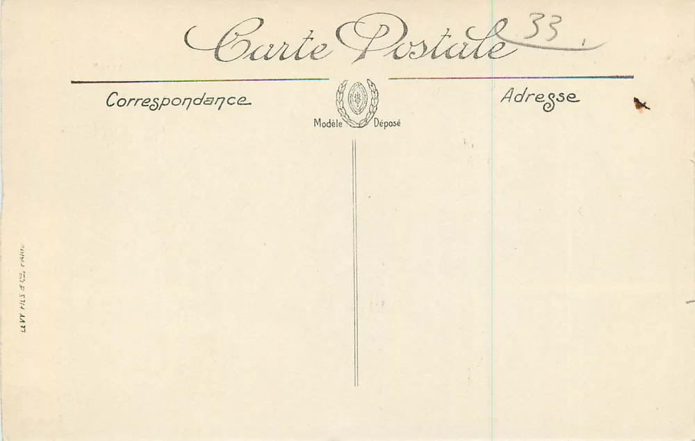 Bordeaux — Vue sur les Quais — LL. Sélecta, n°78 - Verso